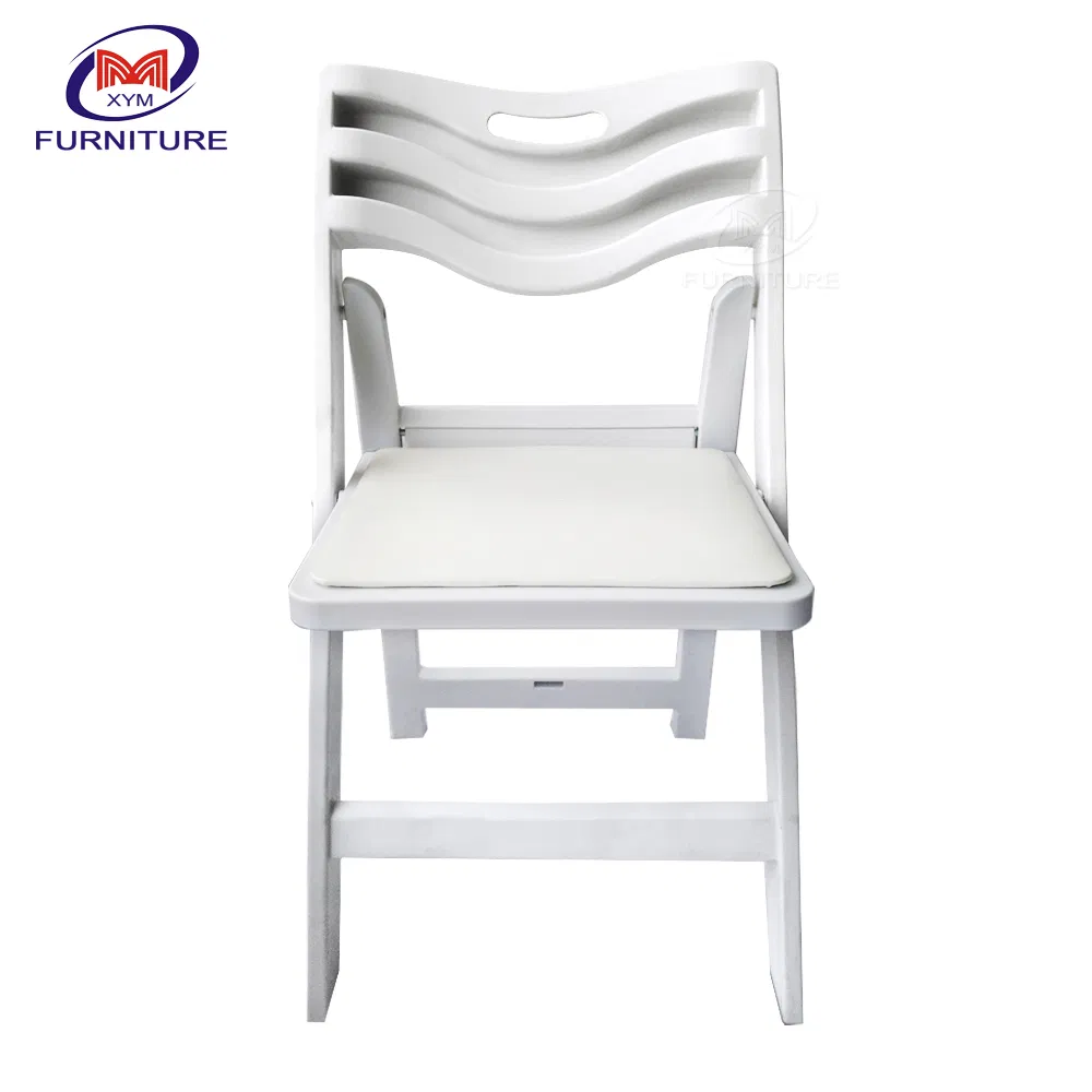 Xinyimei New Style Outdoor Wedding Party Dining Resin Folding Wimbledon Chair