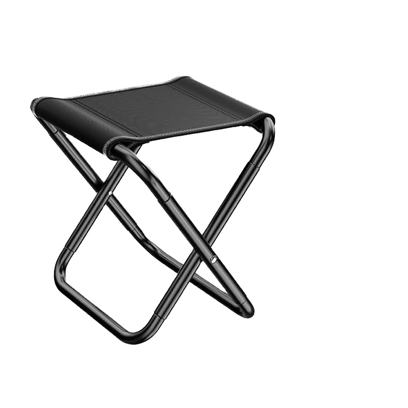 Outdoor Portable Folding Metal Stool Oxford Design for Camping Fishing Travel Chair