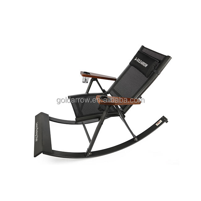 Luxury Aluminum Rocking Chair Detail 1
