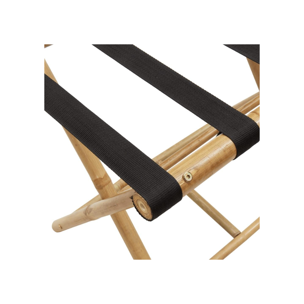 Wholesale Handmade Bamboo Foldable Suitcase Stand with Storage Shelf Folding Table for Hotel From Vietnam Nice Price