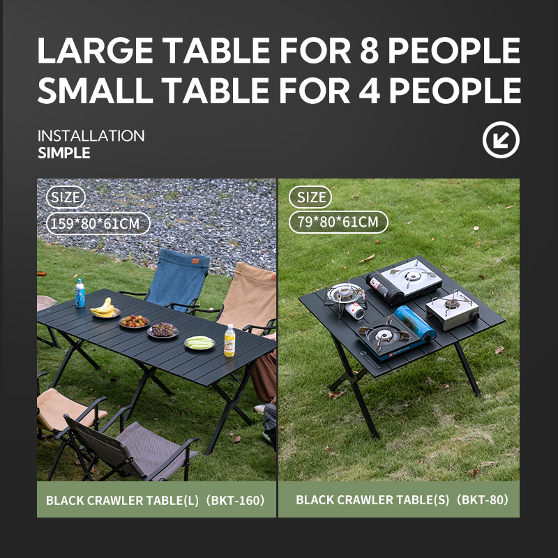 Campingmoon Folding Table Detail 1