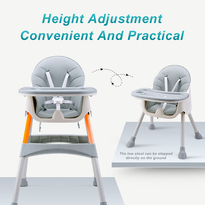 FQTOY-portable Folding Infant Swivel for Plastic Kids High Feeding 3 in 1 Baby Dinning Chair
