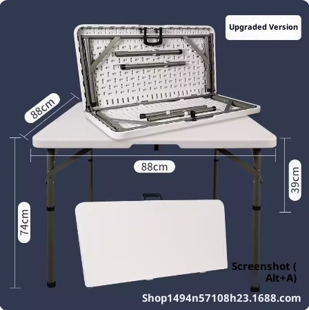 Bamboo Square Dining Table Dual-Use Portable Folding Table and Chairs with Modern Simple Design for Home Furniture Use