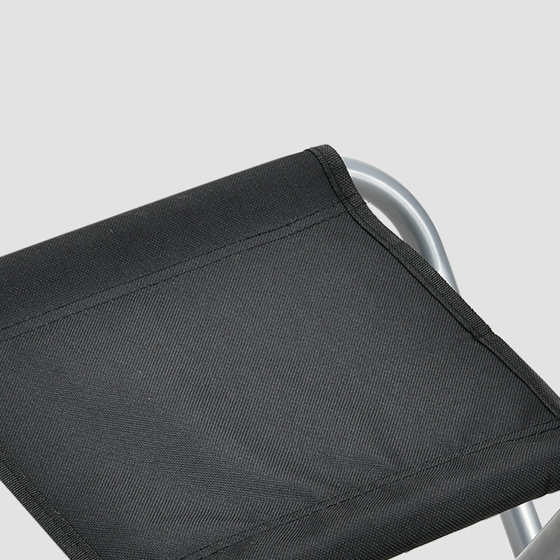 Lightweight Wrought Iron Metal Camping Stool Modern Design Outdoor Folding Tripod Seat Oxford Fishing Chair for Beach Picnic