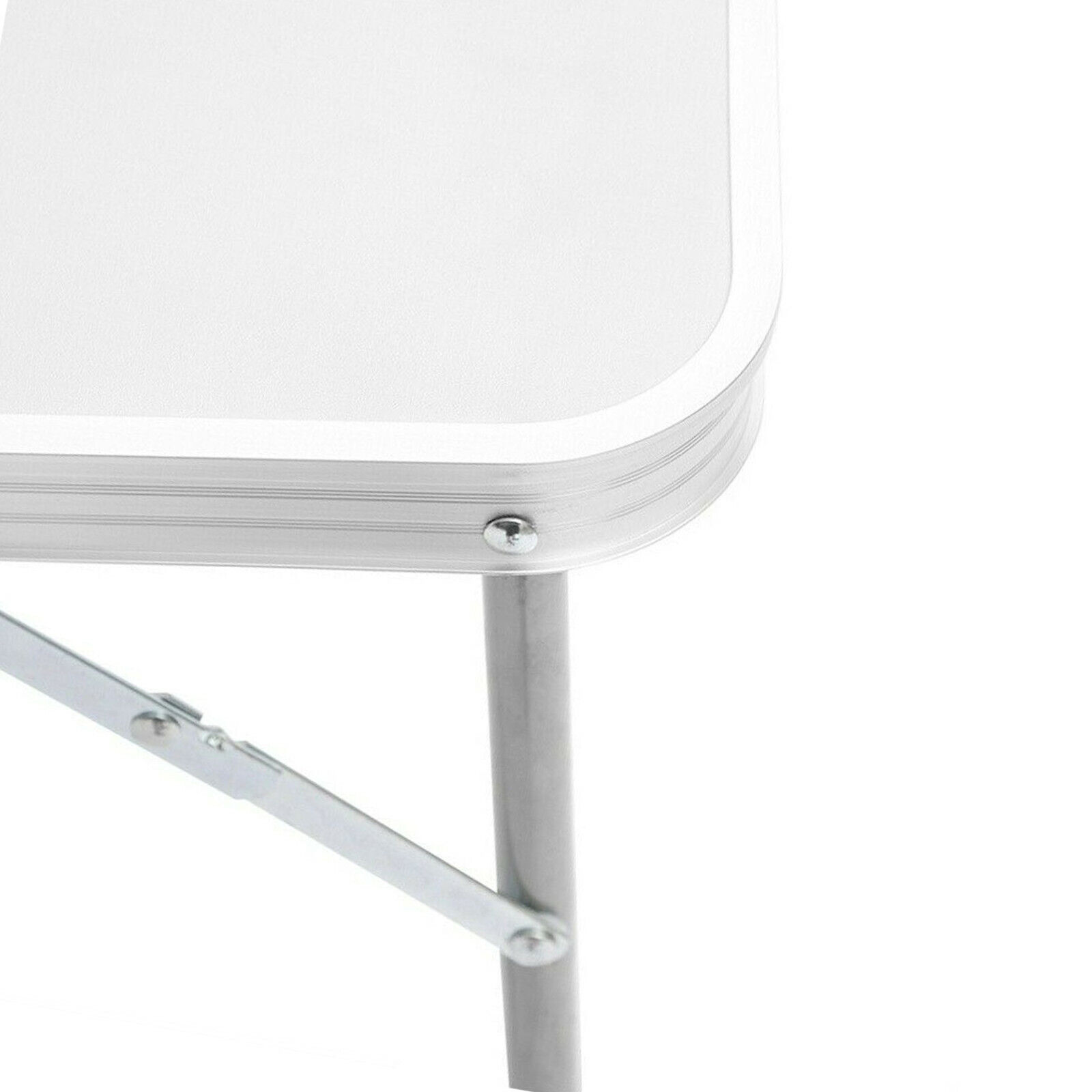 Suitcase Lightweight Outdoor Folding Table Picnic Rectangle Aluminum Alloy Frame Portable Table Metal Coffee Party Desk