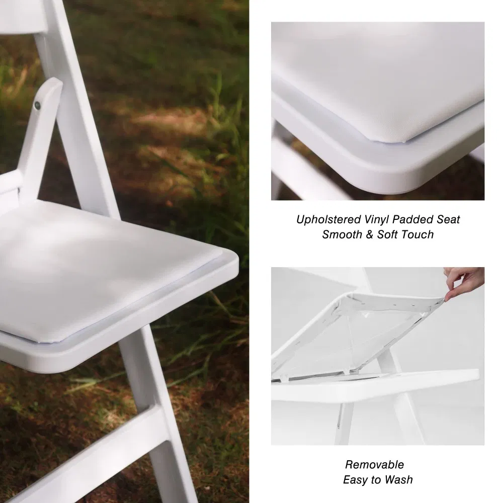 Folding Resin Plastic Chair Custom Colors