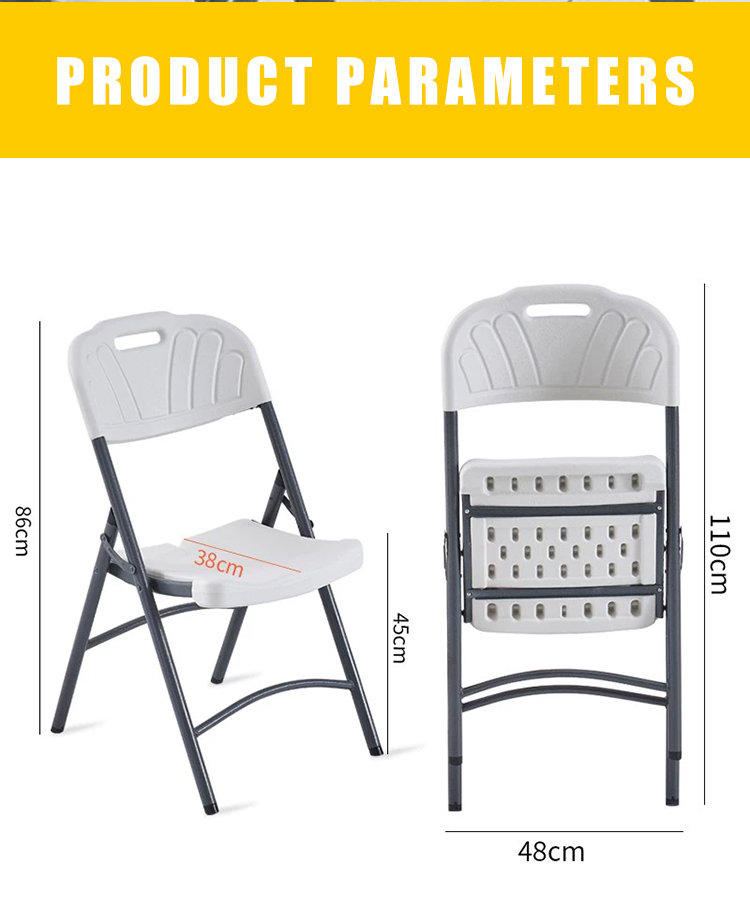 PP folding chair detail 10