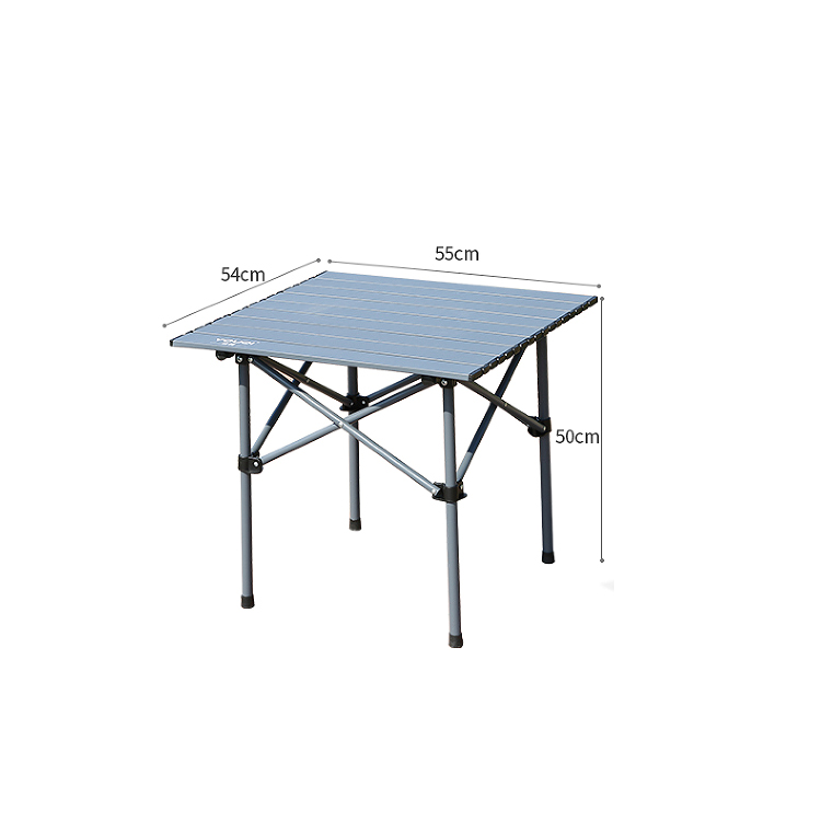 YOUQI Outdoor Folding Table and Chairs Carbon Steel Egg Roll Table Picnic Camping Portable Folding Table Chair Set