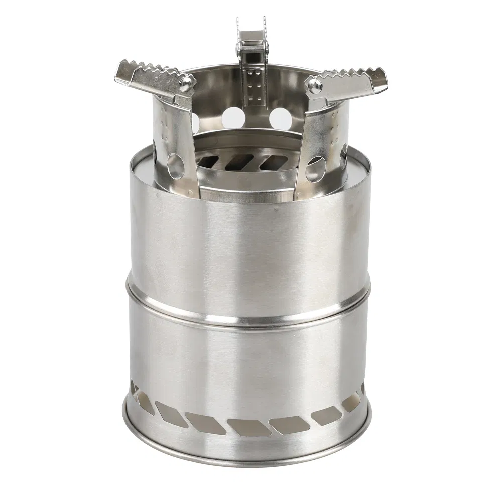 Wholesale Outdoor Picnic Portable Folding Charcoal Thick Stainless Steel Card Stove - Accessories
