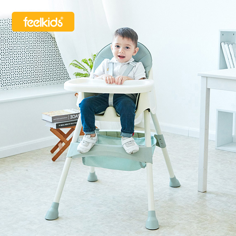 FQTOY-portable Folding Infant Swivel for Plastic Kids High Feeding 3 in 1 Baby Dinning Chair