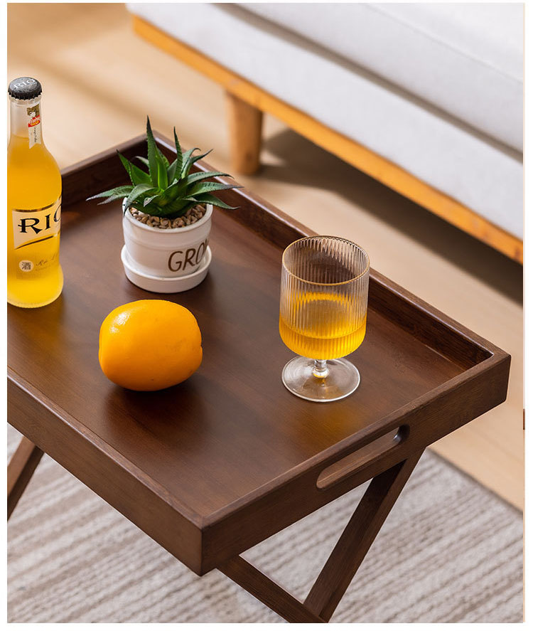 Best Seller Foldable Outdoor Camping Portable Mini Table Bamboo Solid Wood Balcony Garden Trendy Picnic Table and Chair Set