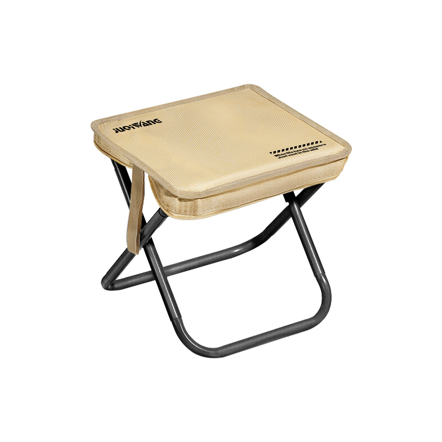 Outdoor Furniture Folding Stool Portable Camping Picnic Seatless Chair for Train &amp; Fishing Bench