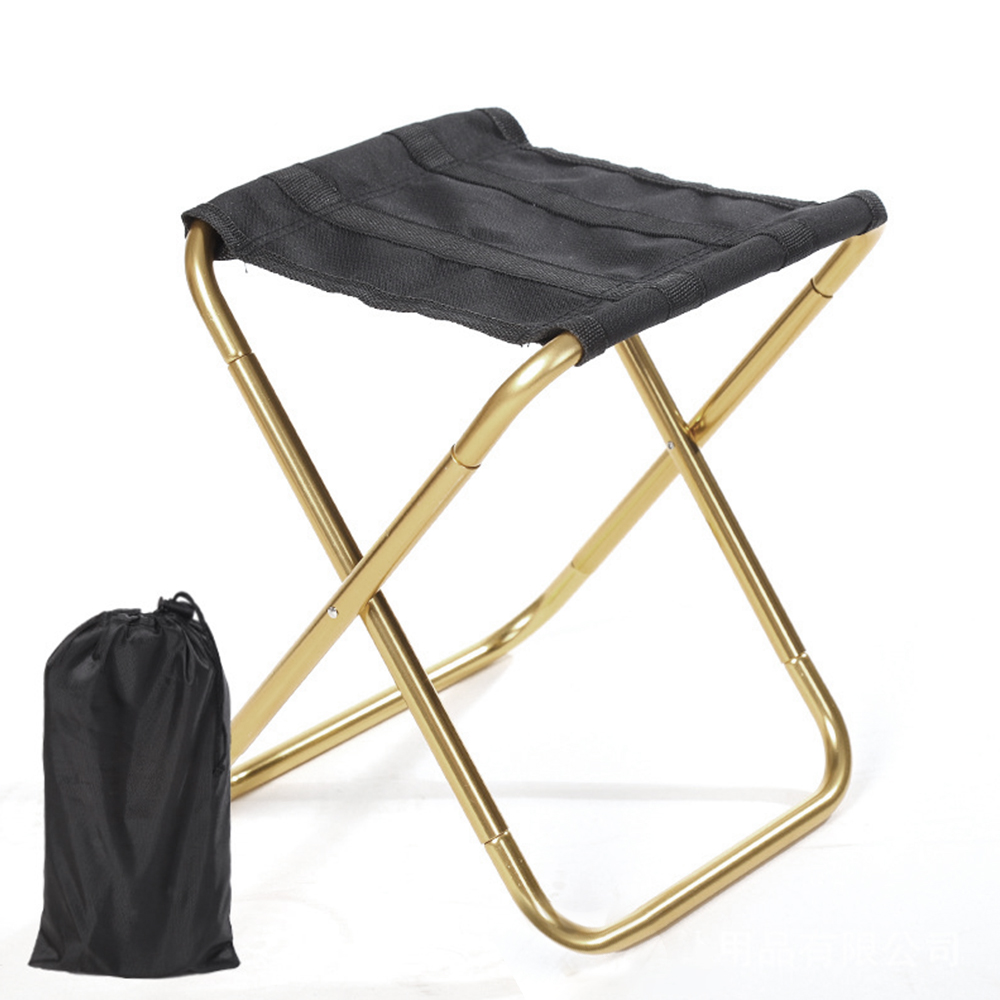 Aluminum Mini Stool Seat Portable Folding Chair Carry Bag for Outdoor Activities-for Fishing Hiking Camping