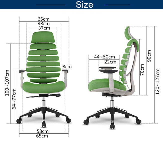 Best Ergonomic Adjustable Armrest Rotating Recliner Folding Office Chair with Wheels Yoga Chair