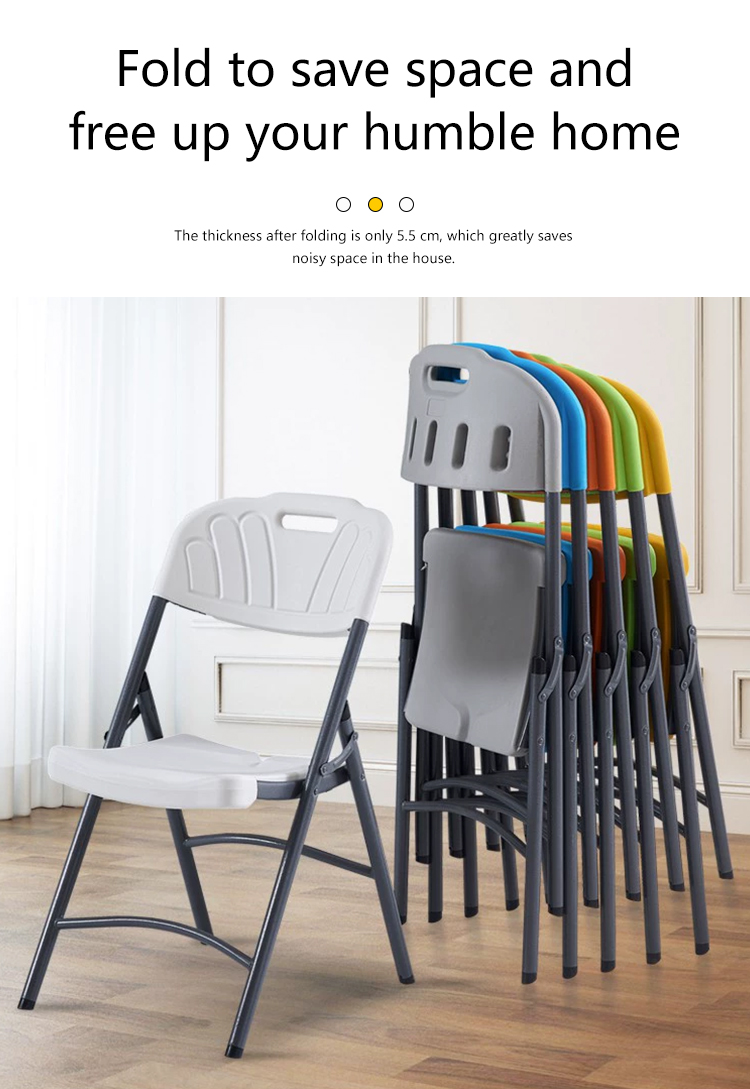PP folding chair detail 6