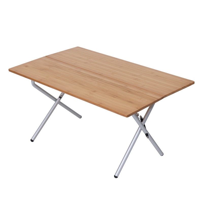 Portable Minimalist Camping Table and Chair Set Folding Outdoor Use Strong Bamboo Desk Zhejiang Origin