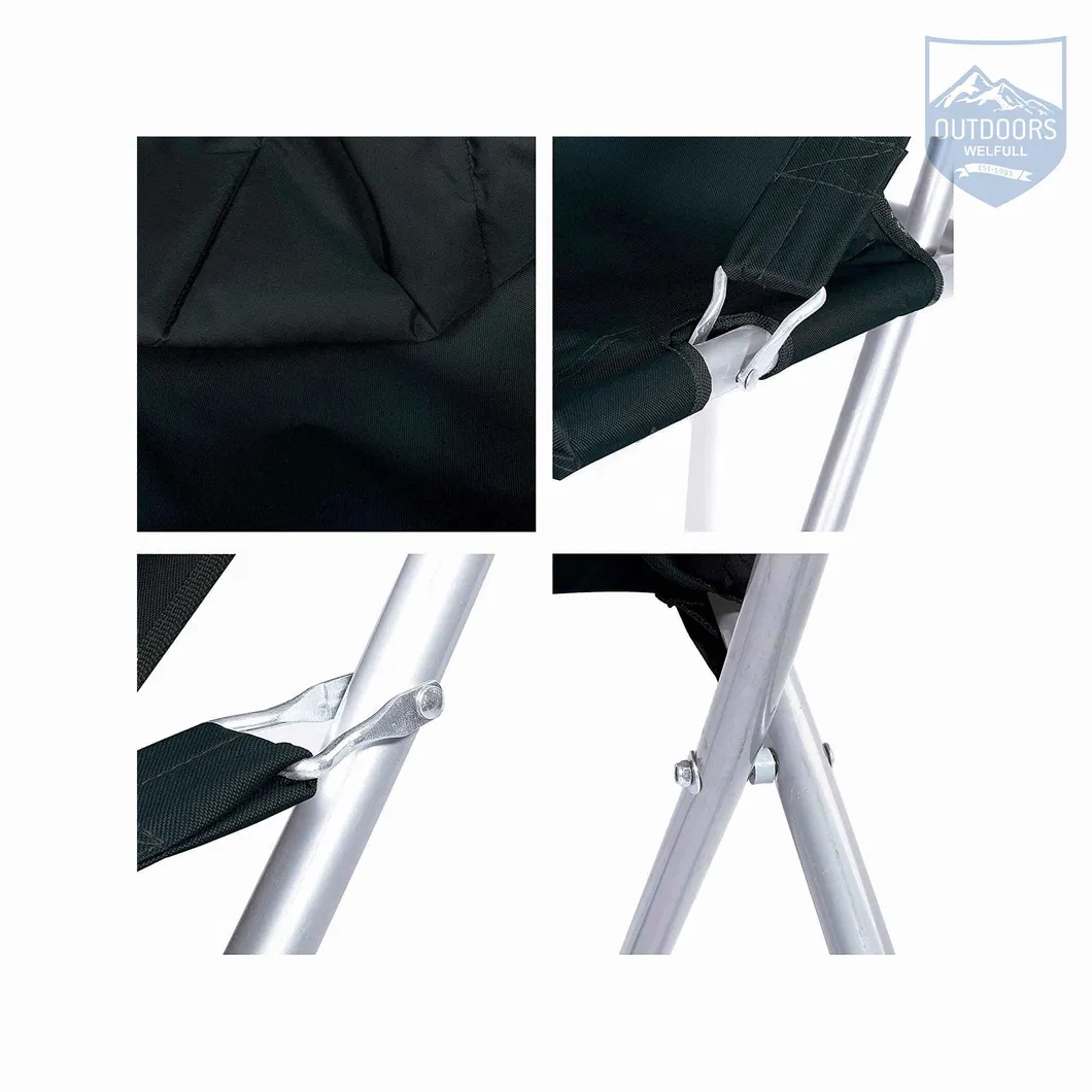 Lightweight Portable Padded Folding Patio Chair Outdoor Furniture Lawn Lounge Reclining Chair with Cushions