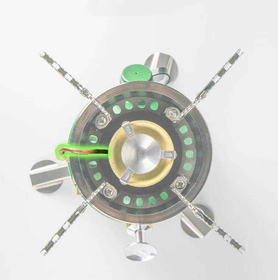 Integrated Gasoline Stove, No Preheating Required, Multi-Functional Portable Gas Stove for Picnics and Camping Mini Cooker