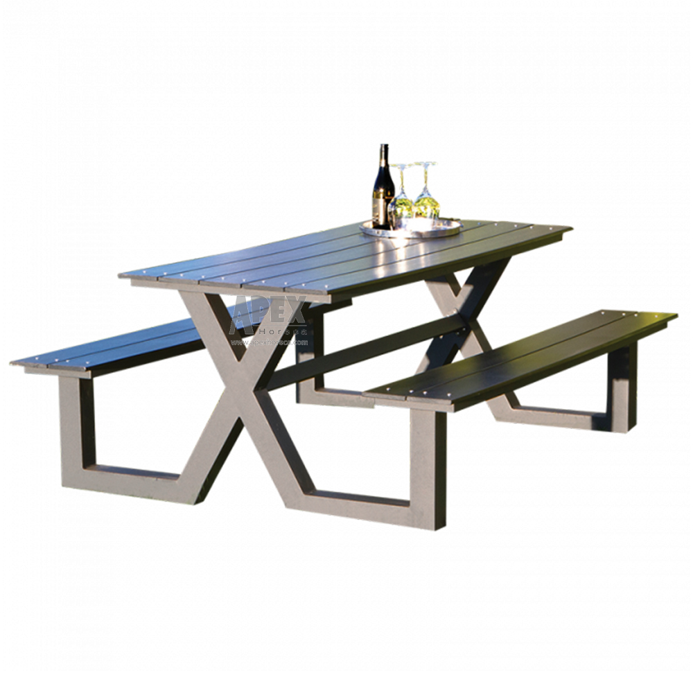 Picnic Portable Suitcase Outdoor Table Set Easy Folding Dining Camping Table Picnic Set with Umbrella Hole