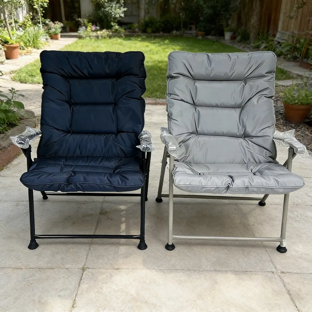 Comfortable Folding Garden Patio Chair Padded Camping Chair