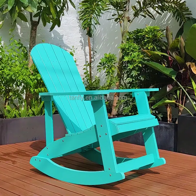 Durable Outdoor Garden Adirondack Chair Foldable Patio Resin Plastic Chair Furniture