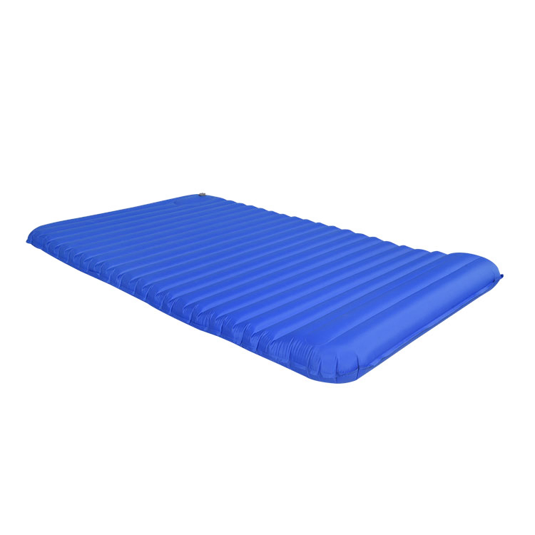 Camping Mattress Pad with Built-in Pump and Integrated Pillow Inflatable Sleep Pad