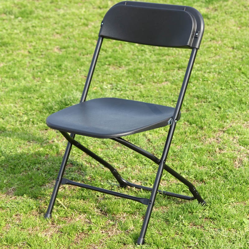 Wholesale Durable Outdoor Garden Beach Wedding Event Party Wimbledon White Plastic and Steel Folding Chairs