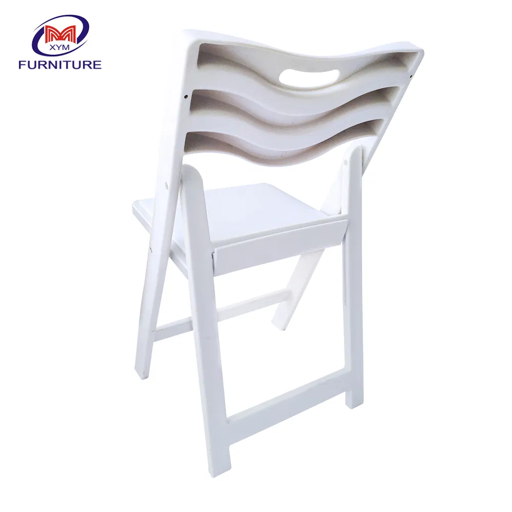 Xinyimei New Style Outdoor Wedding Party Dining Resin Folding Wimbledon Chair