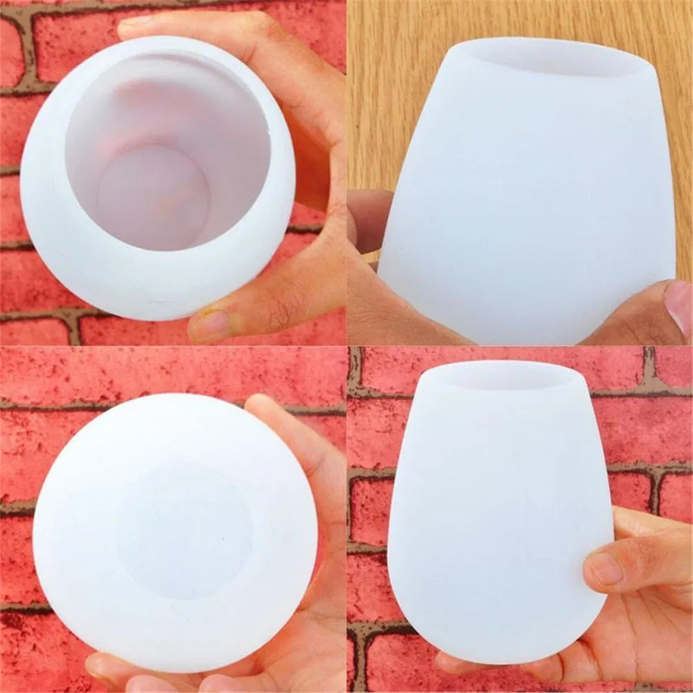 Silicone Retractable Folding Cup Collapsible Drinking Cup Color Change
