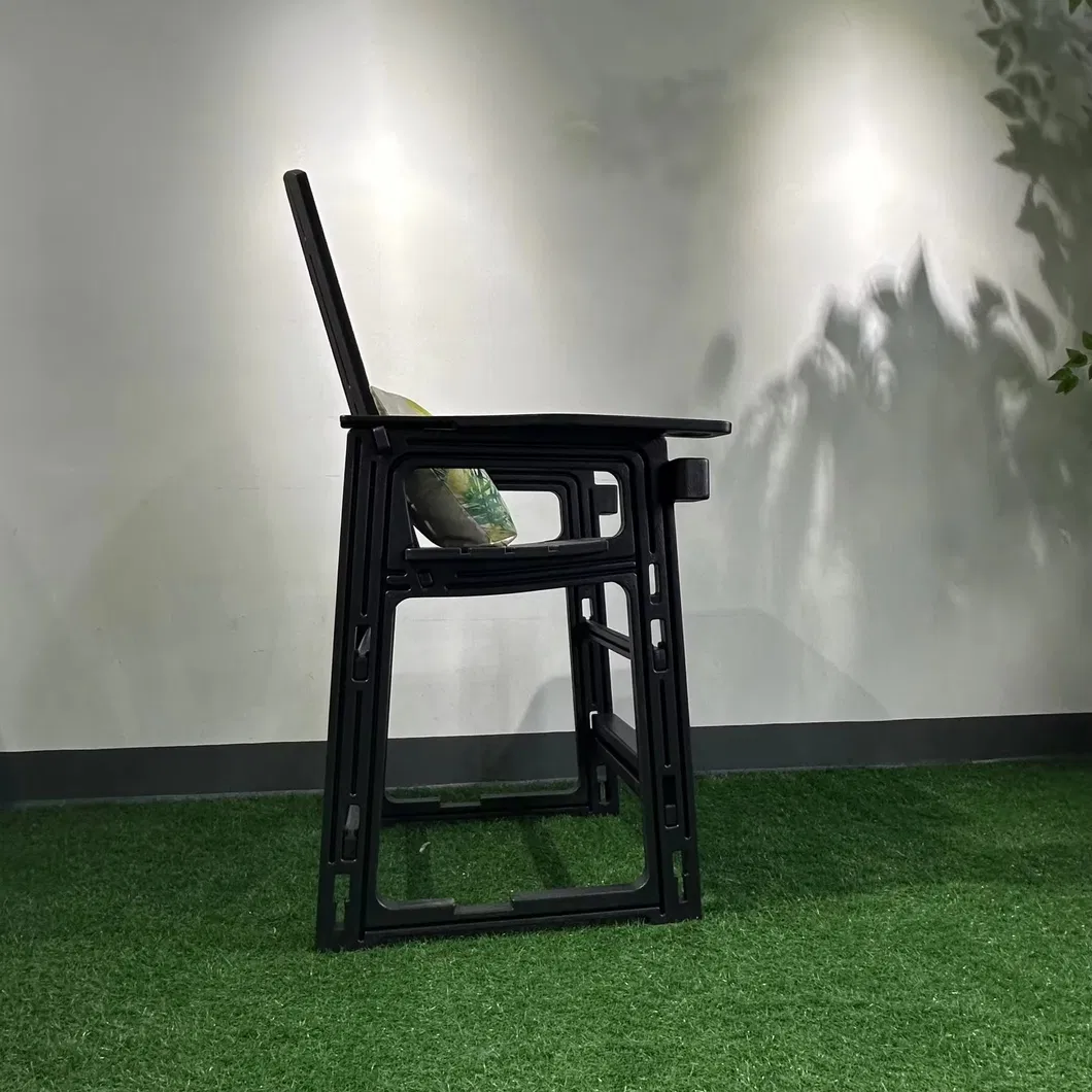 UV-Resistant Heavy-Duty HDPE Plastic Adirondack Chair with Integrated Cup Holder for Garden Comfort