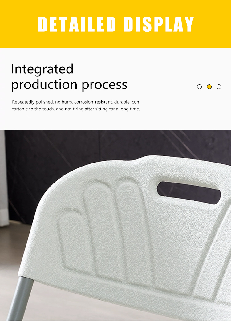 PP folding chair detail 7