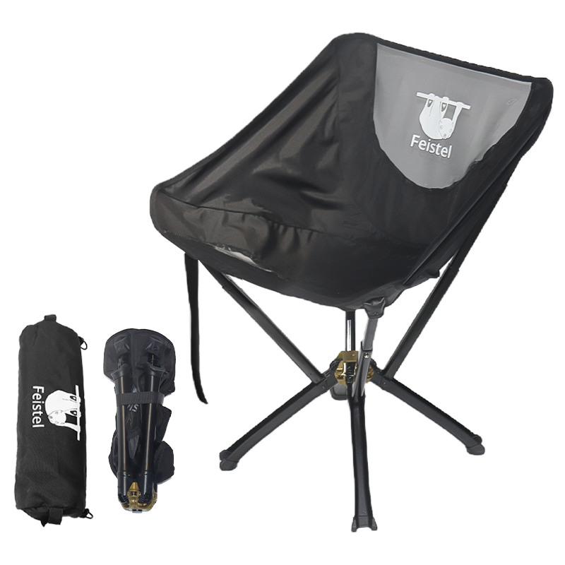 Feistel Outdoor Swivel Chair, Swivel Chair, 360 Degree Rotation, Super Easy to Deploy and Store, Frame &amp; Seat Integrated