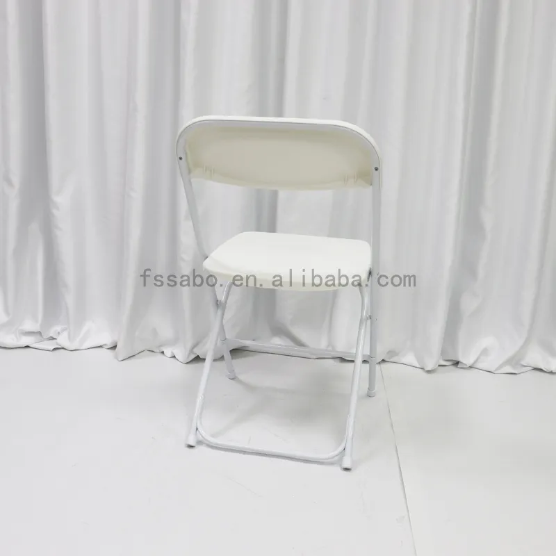 Factory Wholesale Minimalist White PP Resin Garden Chairs