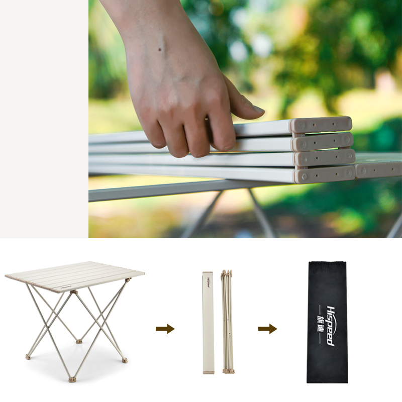 HISPEED Factory Accept Customized Design OEM/ODM Mini Folding Portable Egg Roll Table