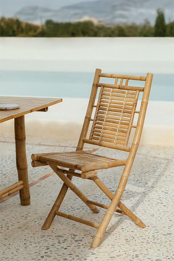 Bamboo Dining Chair Detail