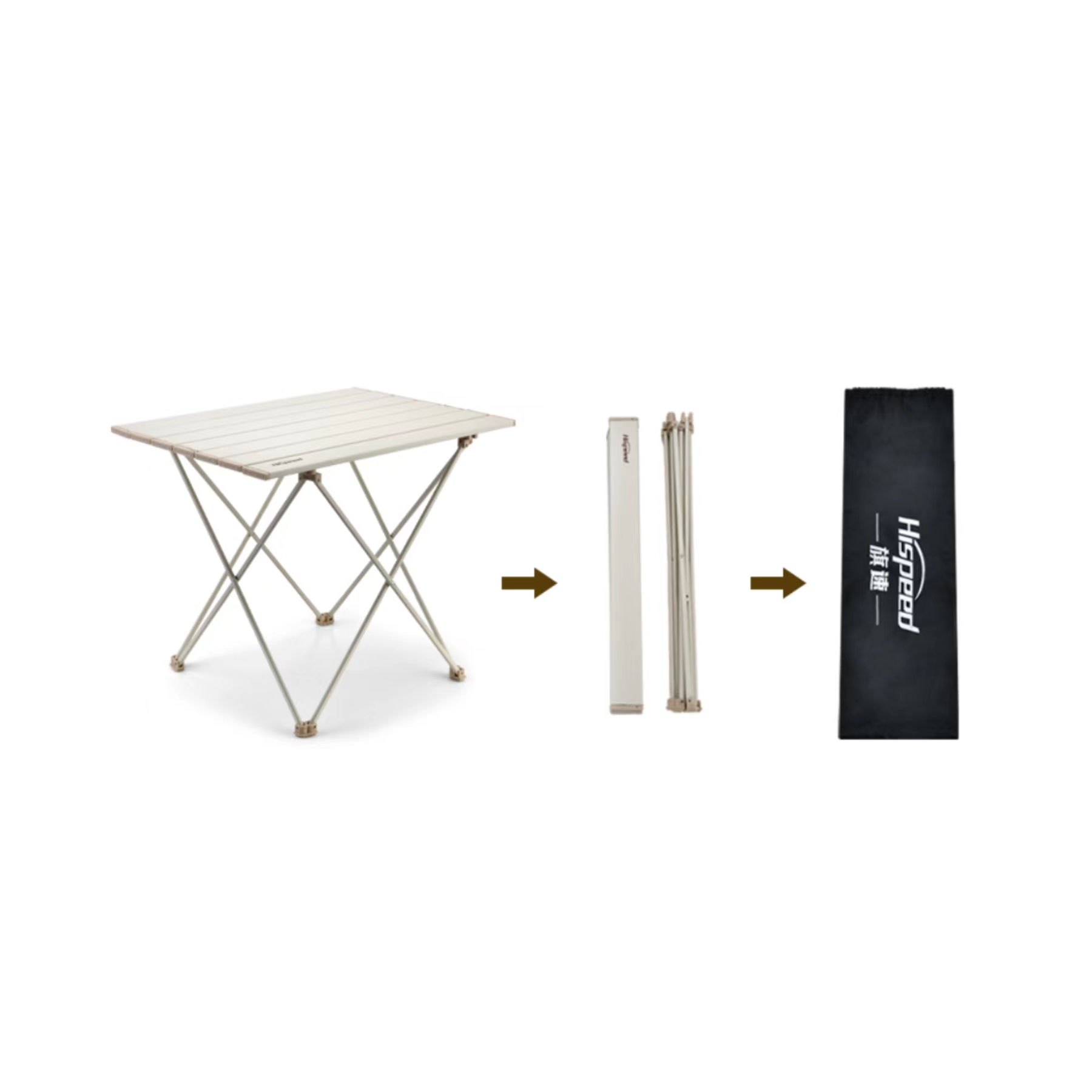 HISPEED Factory Accept Customized Design OEM/ODM Mini Folding Portable Egg Roll Table