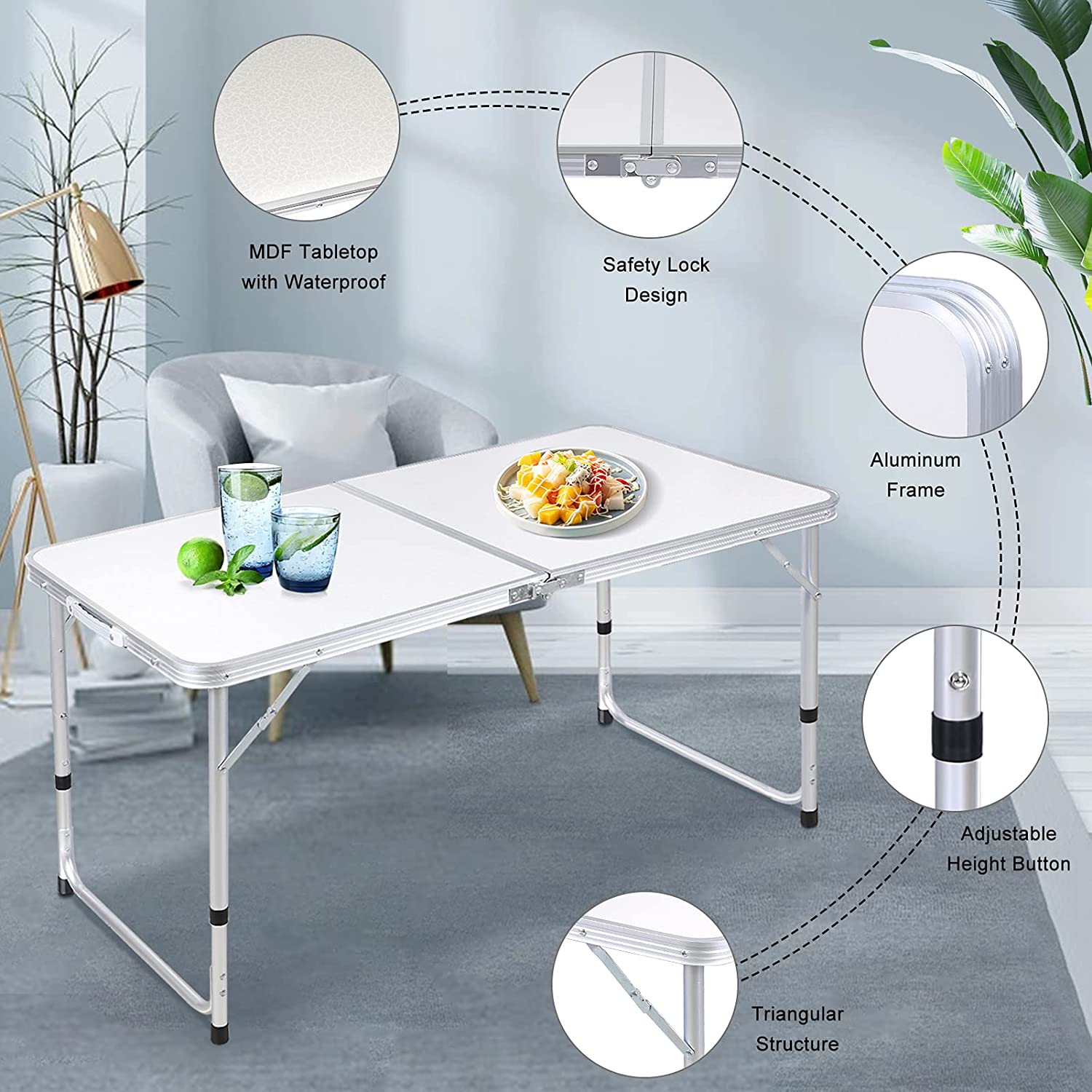 Foldable Table Detail