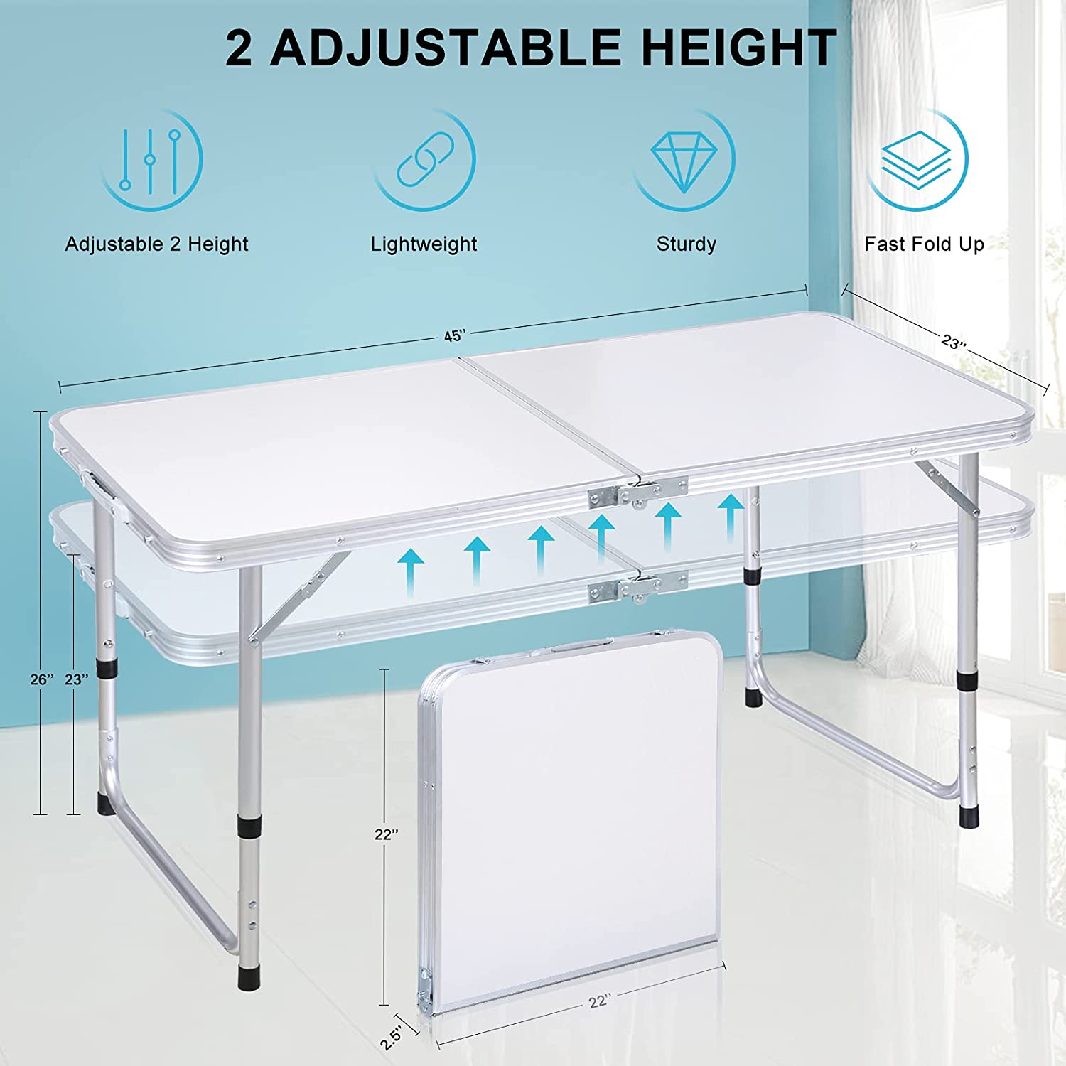Foldable Table Detail