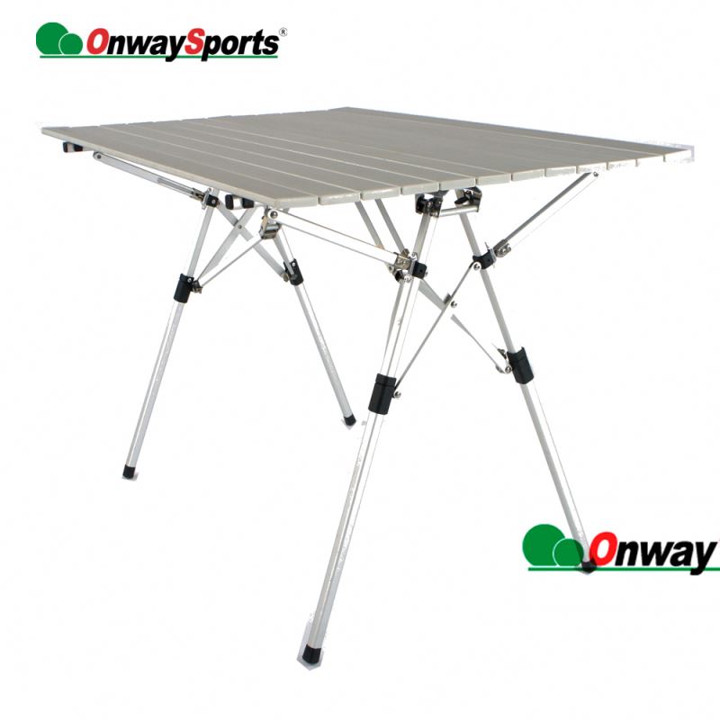 Outdoor Suitcase Aluminum Folding Picnic Table Ac2 with 4 Seats Ow 103 Heavy Duty