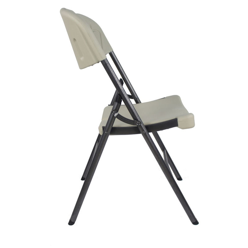 Elegant White Padded Folding Chairs for Events and Weddings