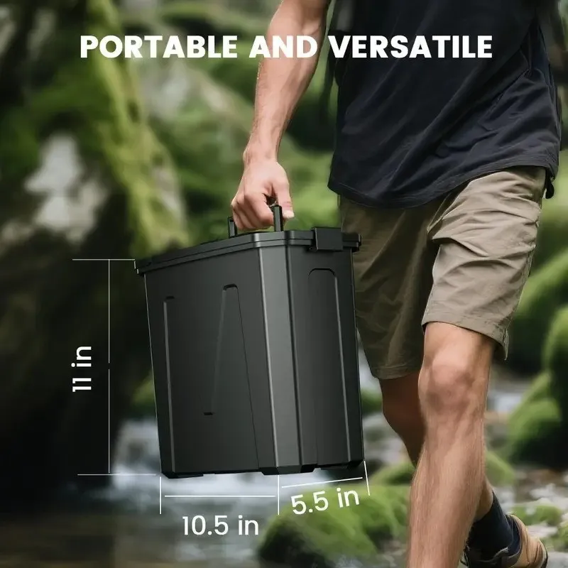 Long Battery Storage Portable Camping Mist Cooling Fan