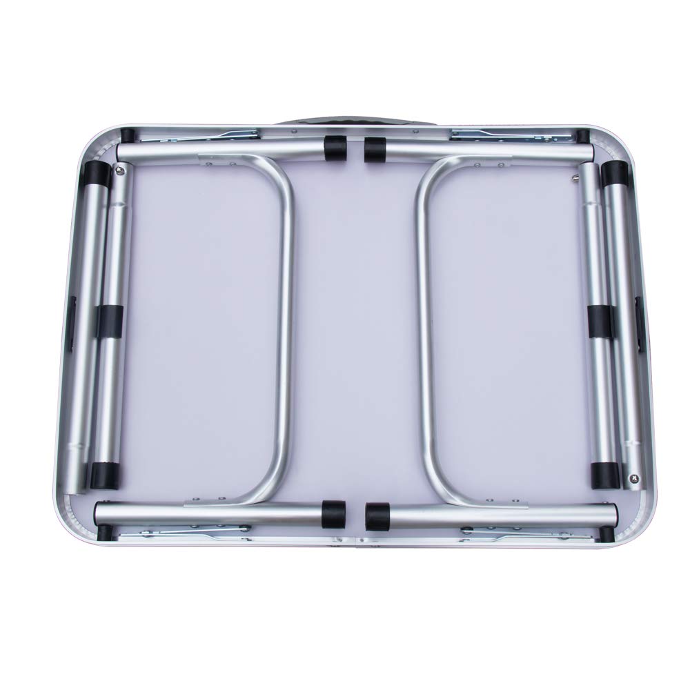 Indoor Outdoor Folding Picnic Easy Carry Aluminium Suitcase Picnic Barbecue Table