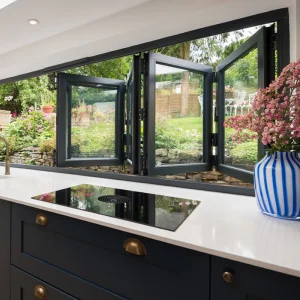OUNA Premium Aluminum Folding Window Combines Thermal Break Soundproof and Hurricane Proof for Ultimate Performance and Design