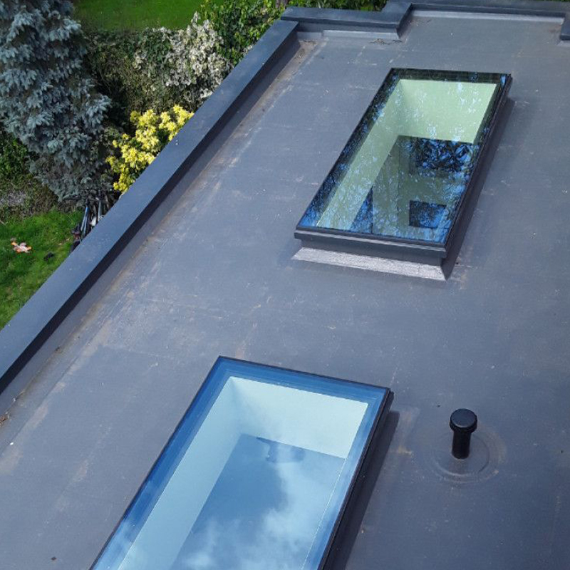 OUNA Aluminum Skylight Roof Window That Converts Your Attic Space to a Balcony Experience Electric Opening with Wide View