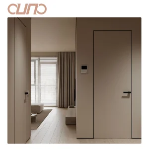 OUNA Whole House Aluminum Wood Interior Doors Custom Sizes and Colors for Consistent Home Style Living Room Bedroom