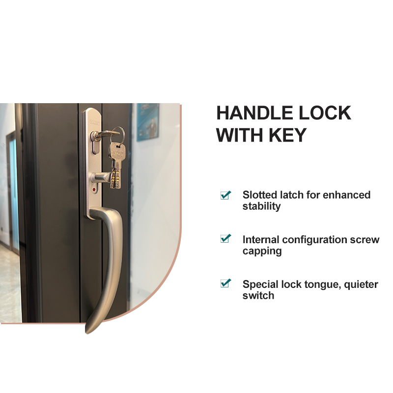 OUNA Hurricane Proof Thermal Break Aluminum Exterior Door Balcony Patio Lowe Glass Aluminum Bifold Folding Door