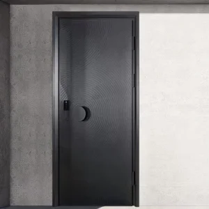 OUNA American Standard Aluminum Exterior Doors for Houses Exterior Front Entry Doors Security Main Door Design CE ISO NFRC
