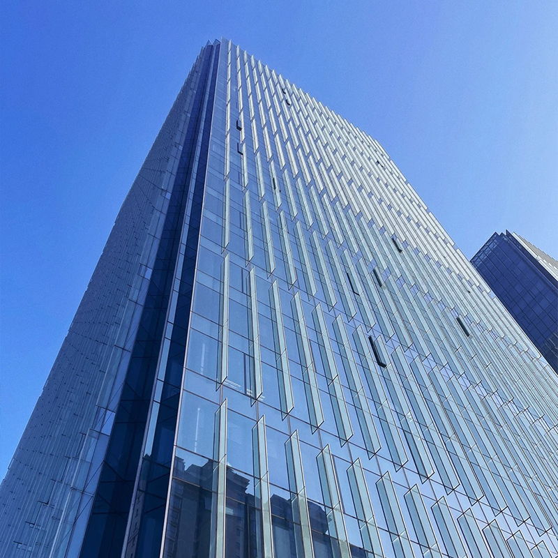 OUNA Curtain Wall System Cost Per Square Meter Detailed for Budget Planning Aluminum and Tempered Glass Building Facade