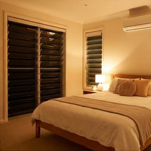OUNA Hurricane Resistant Aluminum Security Shutters Rolling or Fixed Style Protects Windows and Doors From Storm Impact