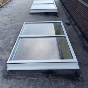 OUNA Electric Automatic Aluminum Skylight Roof Window Large Size Panoramic View Double Glazed Tempered Glass and Remote Control